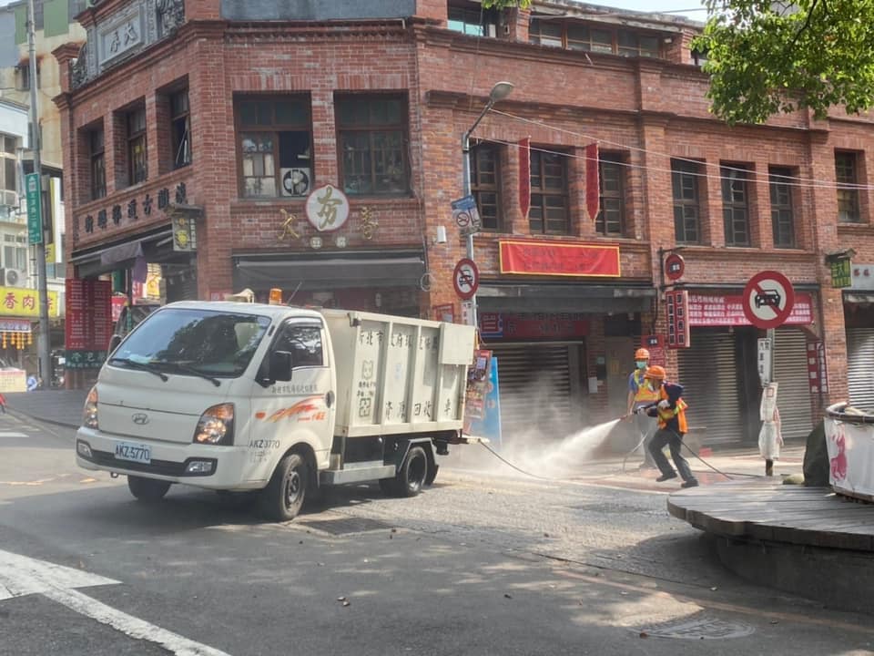 深坑老街清消作業