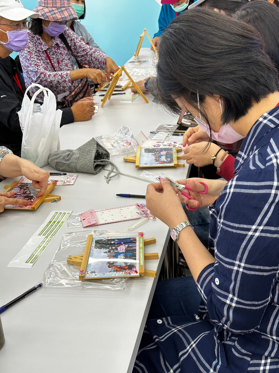 桐花相框DIY