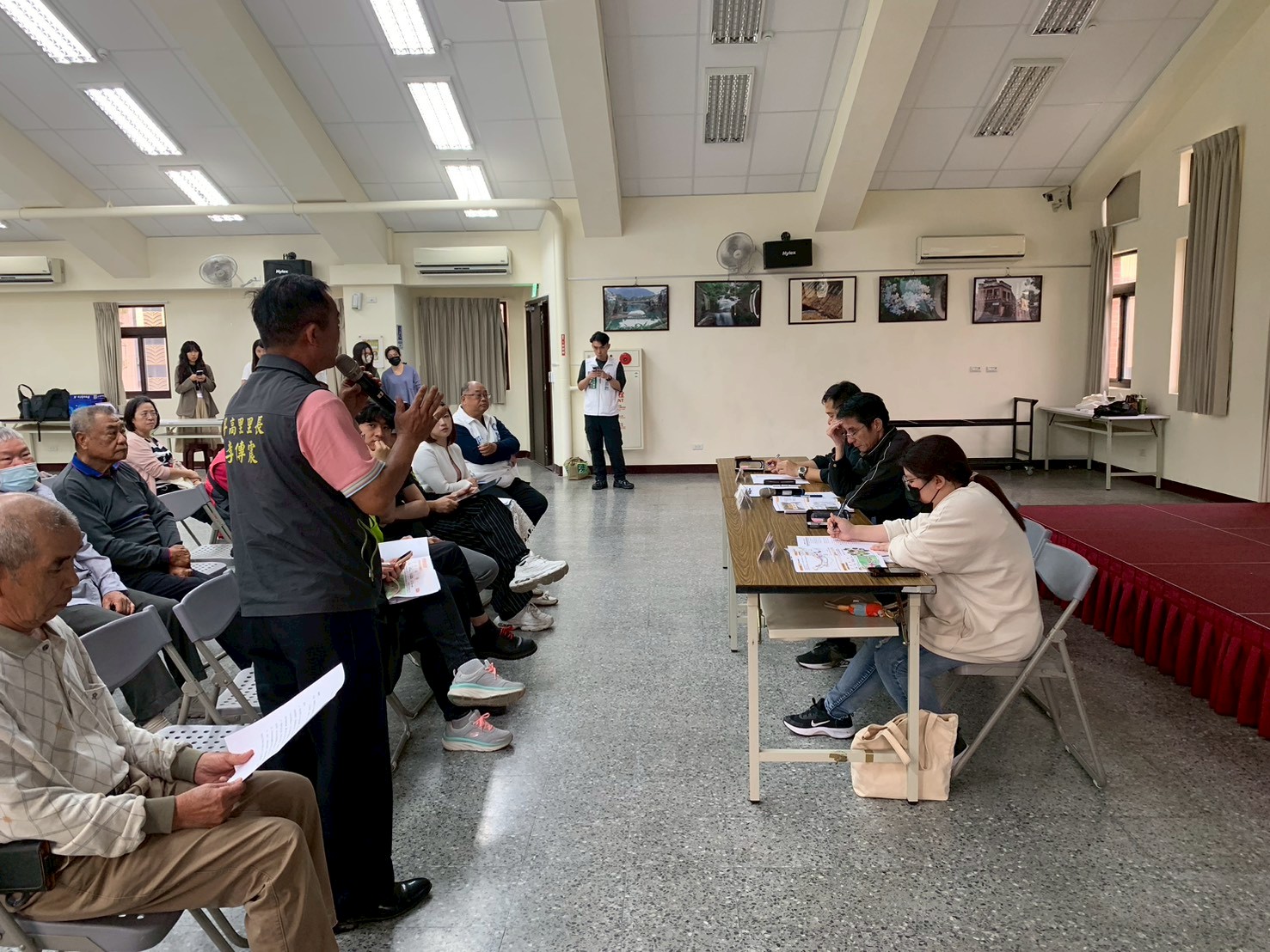 昇高里長表達意見