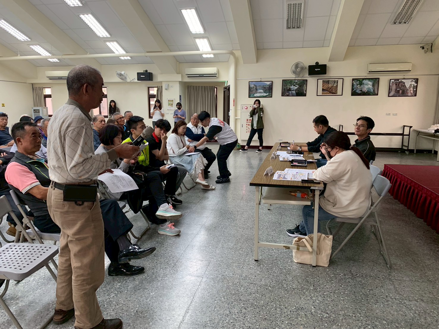 阿柔里長表達意見